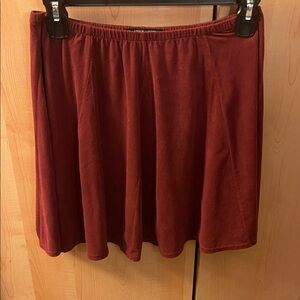 Brandy Melville Deep Red/Burgundy Skirt